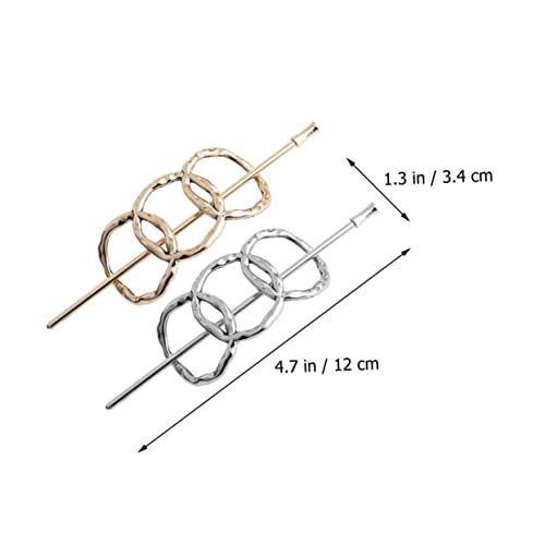 Broches pour cheveux raffinées au design rétro et détails ciselés - 7