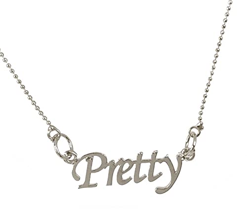 Letter Locket Pendant Necklace 