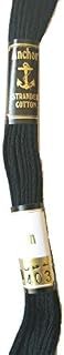 Anchor Stranded Cotton Thread (for Cross Stitch/ Embroidery) Colour - Black (403) by Anchor