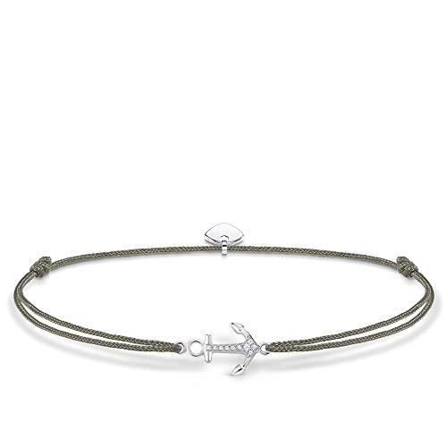 Thomas Sabo Colección de tobillera con signos, símbolos y formas para Mujer, Achor