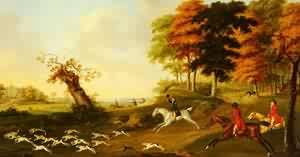 Peinture à l'huile Fox Hunting Sartorius pour habiller un mur vide avec un tableau de chasse