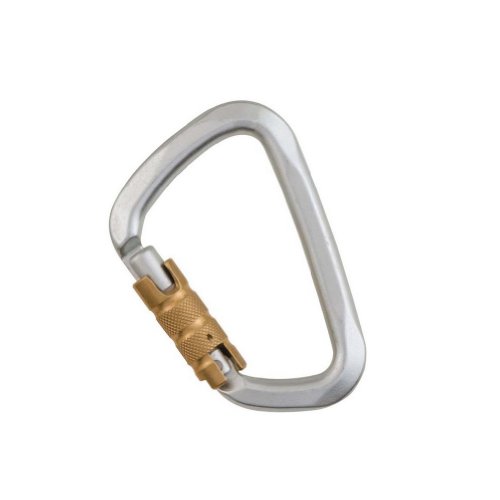 LIBERTY MOUNTAIN Cypher Hard Steel D Key 3 Stage Auto Lock Carabiner (Large)