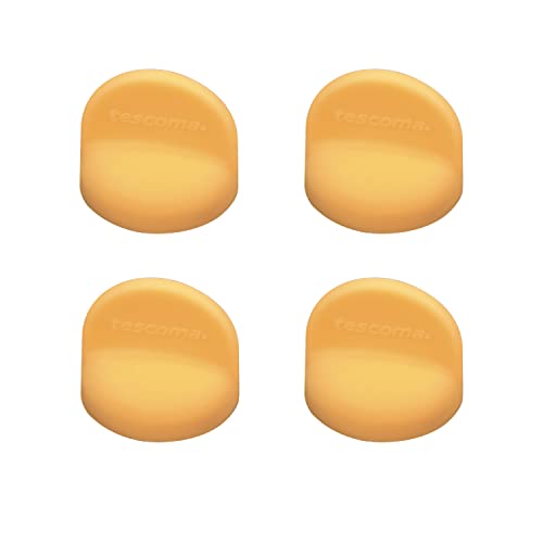 Tescoma 630689 DELÍCIA Baking Paper Magnets, 4 Pieces, Yellow, Durchmesser 2,7 cm, Höhe 2,4 cm