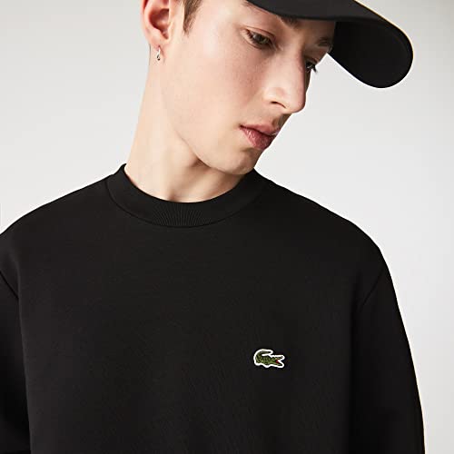 Lacoste Felpa Da Uomo, Nero, L - 6