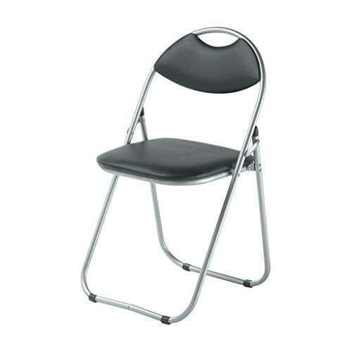 EUROSILLA MOD33-1 Modèle 33 Chaise Pliante tapissée, Vinyle, Noir, 434444/78