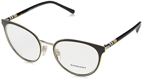 Preisvergleich Produktbild BURBERRY Damen 0BE 1324 1262 52 Sonnenbrille, Schwarz (Black / Light Gold)