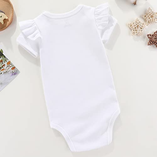 Coming Home Outfit For Baby Girl'S Clothing Set With Ruffles 0-3 Months4