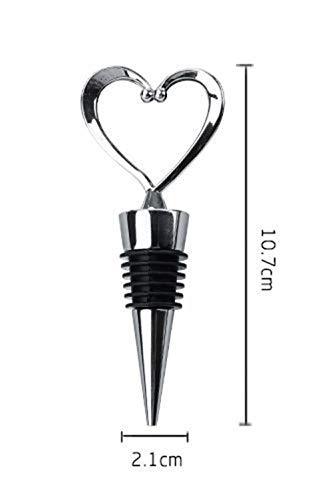 JUNSHUO 3 Stuks Vacuüm Hartvormige Wijndoppen - zinklegering Flessenstopper - Reserve Flessendop - Wijnstopper… - Afbeelding 3