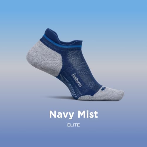 Image of Feetures Elite Max Cushion No Show Tab - Running Socks for Men & Women, Athletic Compression Socks, Moisture Wicking