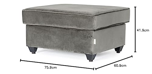 Image of Wakefit Napper Ottoman (Velvet Fabric, Tuscan Tan)