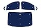 Fensterrollo-Set Kombatibel Mit VW Caddy (2004-2020)(Frontset) Rückseite einfärben Hellgrau, Reversibel und Thermisch