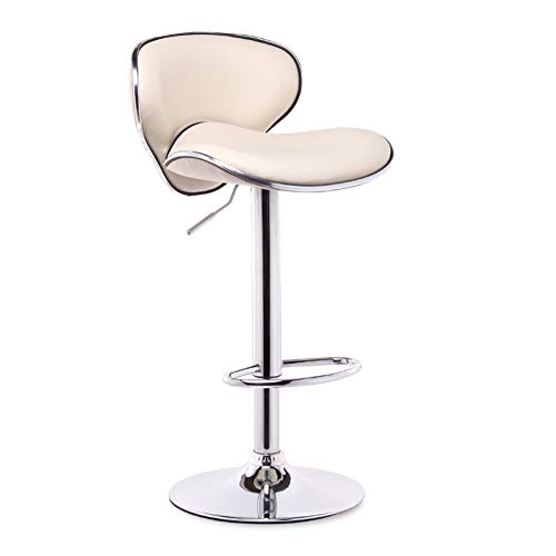 Taburete De Bar Silla De Bar-Silla con Barra Elevadora para El Hogar Taburete Alto Nórdico Respaldo...