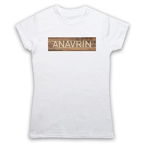 T-shirt Anavrin Store des femmes en coton imprimé logo panneau en bois My Icon Art