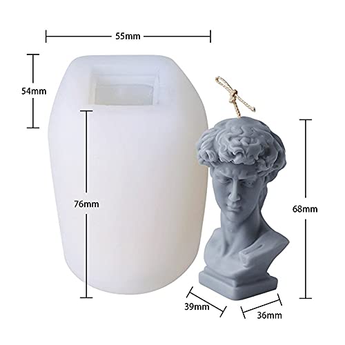 origine, parola in silicone con funghi ricci, stampi in gesso per