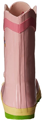 Lotus Flower Yellow and Pink Natural Rubber Rain Boot3