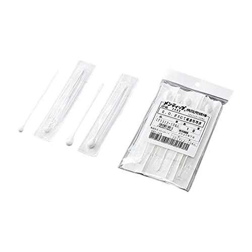 Amazon | 日本綿棒 メンティップ病院用綿棒 Φ8×150mm 1本入×10袋