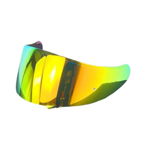 BSTOP GT Air Shield for SHOEI Neotec1 CNS-1 TC-5 TC-9 Full Face Helmet Visor Uv Cut Universal Size Viseira Capacete Accessories (Revo Deep Gold-day use only)