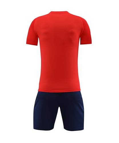 Image of M2C Kids Soccer Jersey Set Athletic Team Uniform Shirt and Shorts