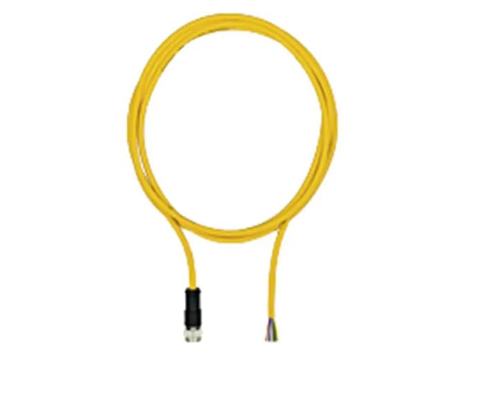 PSEN Cable AXIAL M12 8-Pole 5 M, Unshielded Cable, PUR with an Straight M12 Connector (Female), 8 pins