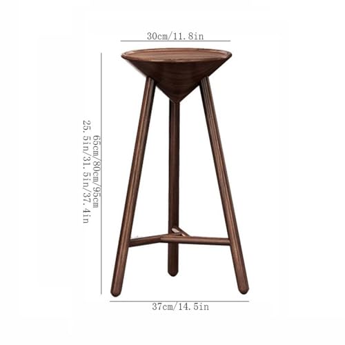 Support de présentation en bois pour fleurs d'intérieur salon base de bonsaï