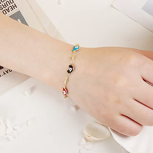 Image of Long tiantian Hand Chain Bracelet Gold Link Finger Ring Slave Bracelet
