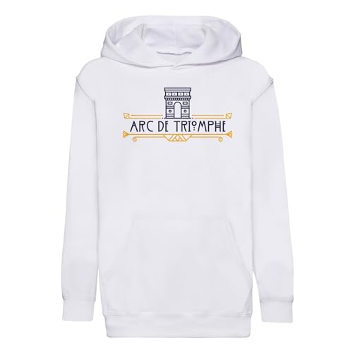 Sweat à Capuche Enfant Arc de Triomphe Paris le cadeau souvenir français idéal