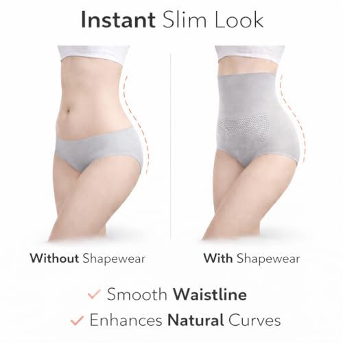 Image of Royal Luxury High Waist Shapewear for Women Tummy Control Panty for Women | Seamless Cotton Hipster Panty | Slimming Tummy Tucker | Body Shaper for Belly Fat