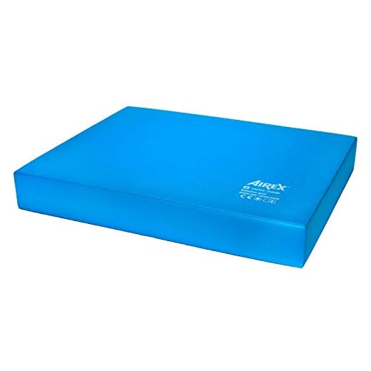 Airex Balance Pad Foam Board Stability Cushion Exercise Trainer for Balance, Stretching, Physical Therapy, Mobility, Rehabilitation and Core Strength Training 16 x 20 x 2.5, Blue