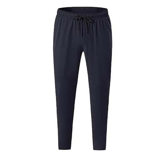 Pantalon de jogging homme slim fit long et fin avec taille haute