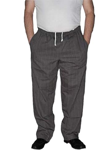 Sand Storm Baggy Chef Pants 100% Cotton XS-6X Vintage, Cupcakes, Chalk Stripe Pockets