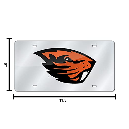image for Rico Industries unisex Inlaid Metal Tag NCAA Oregon State Beavers Lase