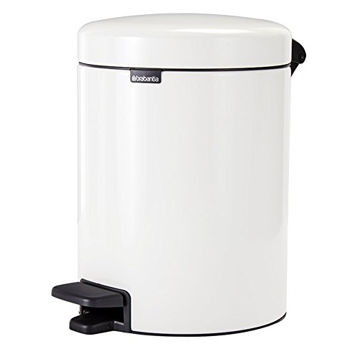 [ uoVA ] Brabantia ݔ 5L y_r \tgN[WO y_ j[ACR 11 20 65 zCg Pedal Bin, 5 Litre white CeA _Xg{bNX [sAi]
