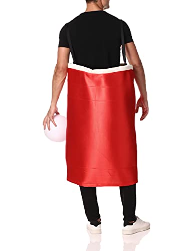 Rasta Imposta Beer Pong Cup Costume, Red, One Size