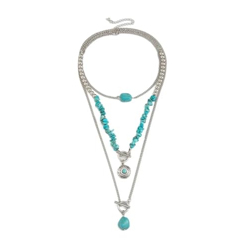 Collier multicouches à perles en set empilé au design ethnique unique et raffiné