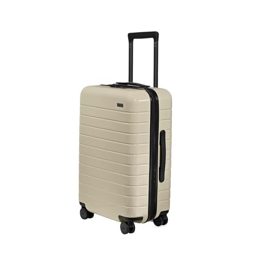 Away Bigger Carry-On Luggage, Lightweight Hardside Large Suitcase with Spinner Wheels, TSA Lock, Airline Approved, Salt White