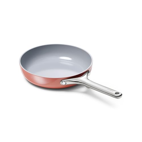 Caraway Nonstick Ceramic Mini Fry Pan (1.05 qt, 8") - Non Toxic, PTFE & PFOA Free - Oven Safe & Compatible with All Stovetops (Gas, Electric & Induction) - Perracotta -  CARAWAY HOME, CW-FRY8-TER