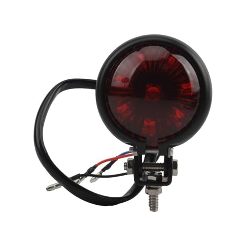 Feu stop rouge moto LED 12V feu arrière Cruiser pièce modifiée