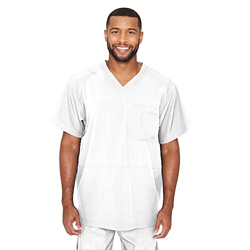 Barco One Bot040 Men's Vortex Scrub Top White 2Xl #TOP15
