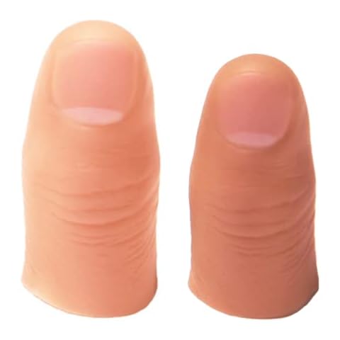Panda Loco 2 X Thumb Tip Finger Fake Magic Trick Close Up Vanish Appearing Novelty Cover