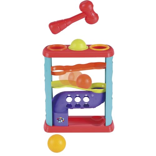 TACHAN - Circuito Zigzag con Martillo - Juguete para Golpear - Contiene Martillo y 3 Bolas (CPA Toy Group 782T00831)