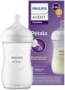 Philips Avent Mamadeira Pétala 3.0 9oz/260ml com Bico de Fluxo Mé...