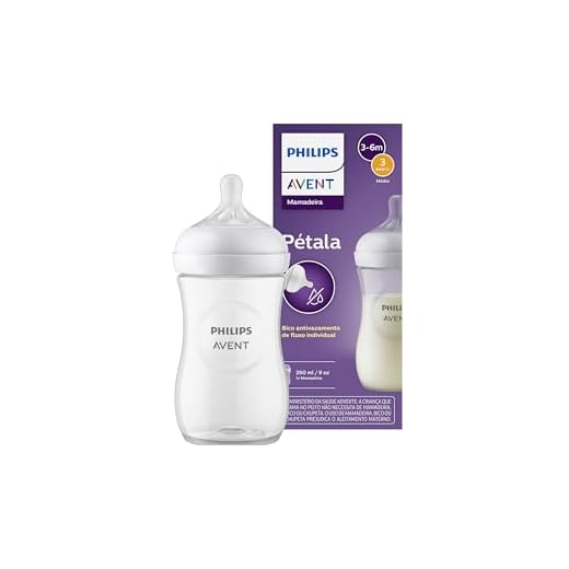 Mamadeira Pétala 3.0 260ml Transparente