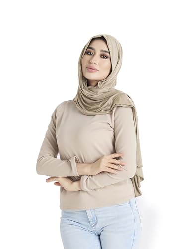 Premium Jersey Hijab Scarf for Women - Muslim Head Scarf