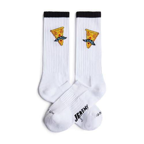 Jimmy Lion Calcetines para Hombre y Mujer Athletic Ciao - Blanco Talla 36-40 Edición Limitada Jeremyville