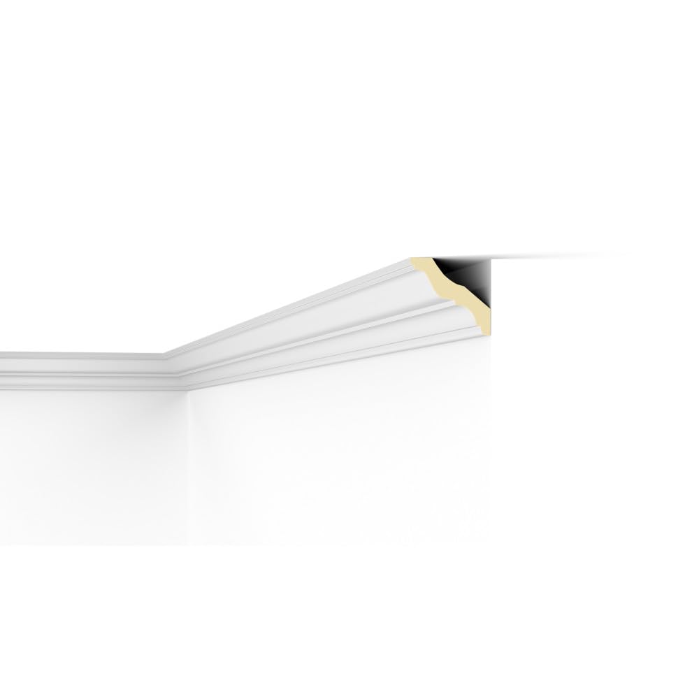 F15 DECOFLAIR Moulure de plafond Polyuréthane 90 x 100 x 2000 - 1 pièce