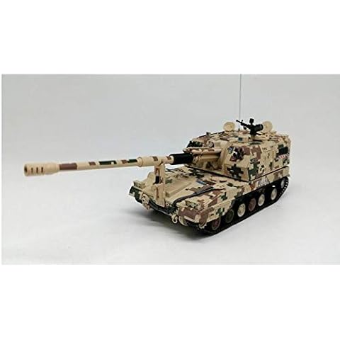 UNISTAR Self Propelled Howitzer PLZ-05 155mm Desert Digital Camouflage 1/72 Diecast Model Tank Cover