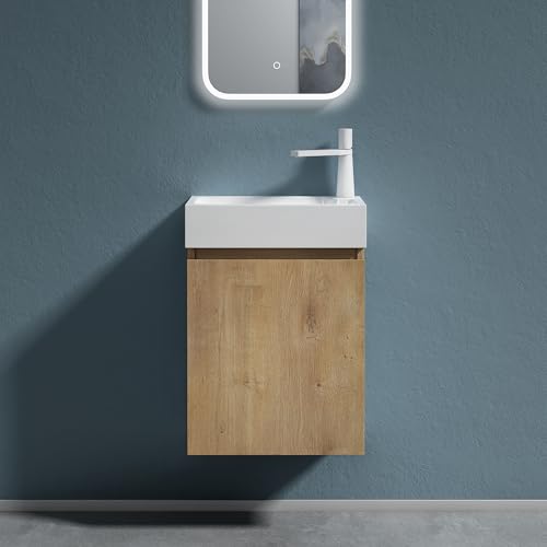doporro Badmöbel Set Waschtisch mit Unterschrank Waschbecken-Unterschrank für Gäste-WC...