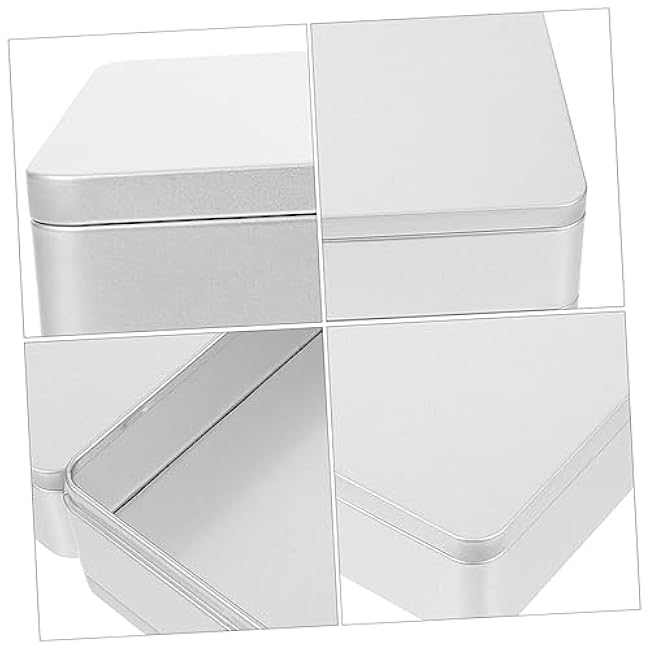 16pcs Small Metal Storage Boxes Lids for Organizing Beads Cables and Small Items Metal Containers for Easy Storage and