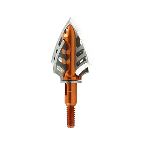 Rocky Mountain First Cut X Fixed 4-Blade Crossbow Archery Arrow Broadhead, 100 Grain, 3 Pack, Silver