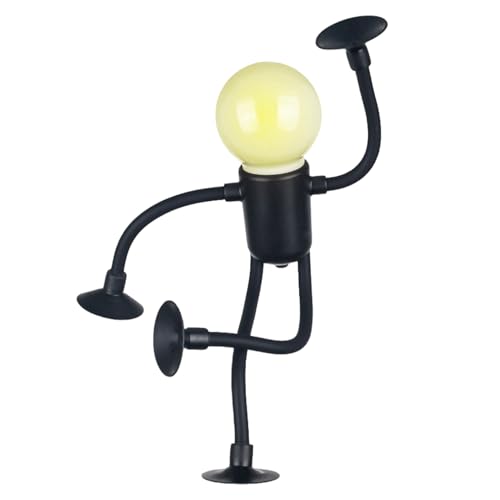 Lampe Originale,à Piles Flexible avec Ventouse | Veilleuse Chambre Lumière de Nuit Lampe de Table - Pour Décoration D'Intérieur Chambre Salon Salle De...